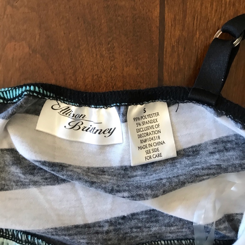 Striped maternity and nursing maxi dress, size S - Picture 4 of 4